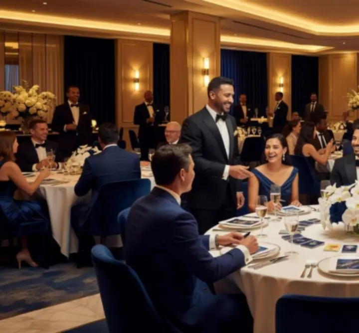 Elegancko zaaranżowana sala eventowa przygotowana przez AR-DOP Arkadiusz Jasieńków